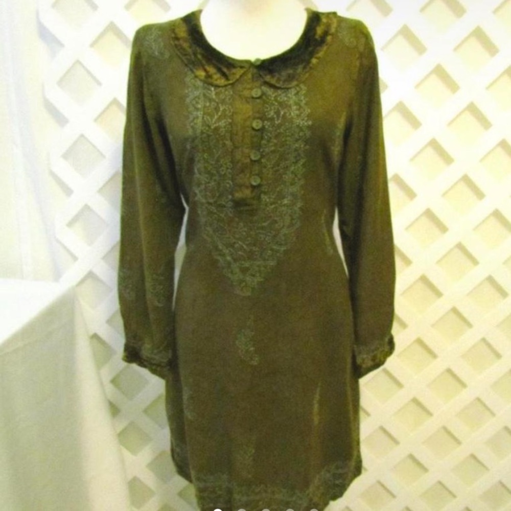 Vintage Forest Green cottage core dress 🧿